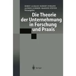 Die Theorie der Unternehmung in Forschung und Praxis, Fachbücher
