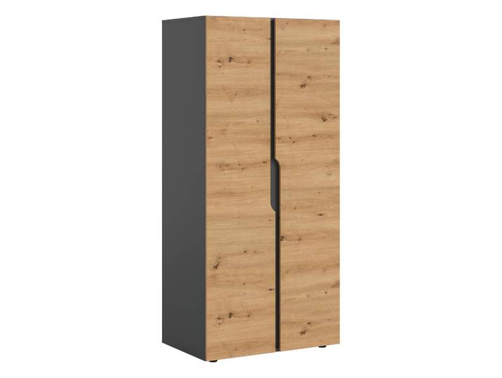 Tchibo - xonox Kleiderschrank »Saga« - 80x51x180cm - anthrazit -