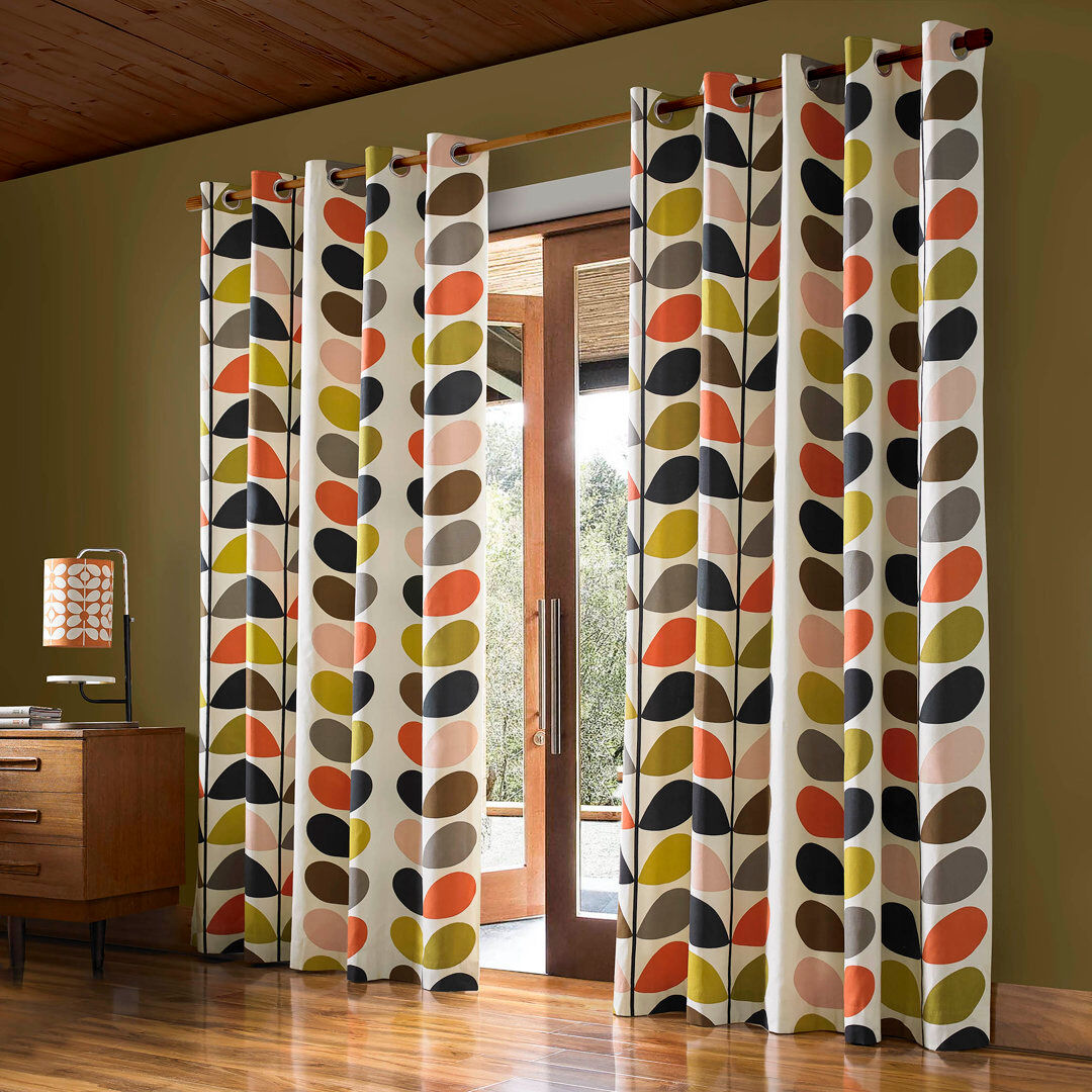 Orla Kiely Multi Stem Curtains 229 W x 229 D cm