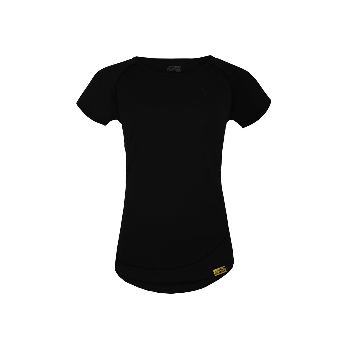 Grüezi Bag Woodwool T-shirt Lady Burnham black (1000) S 2250-1000-S