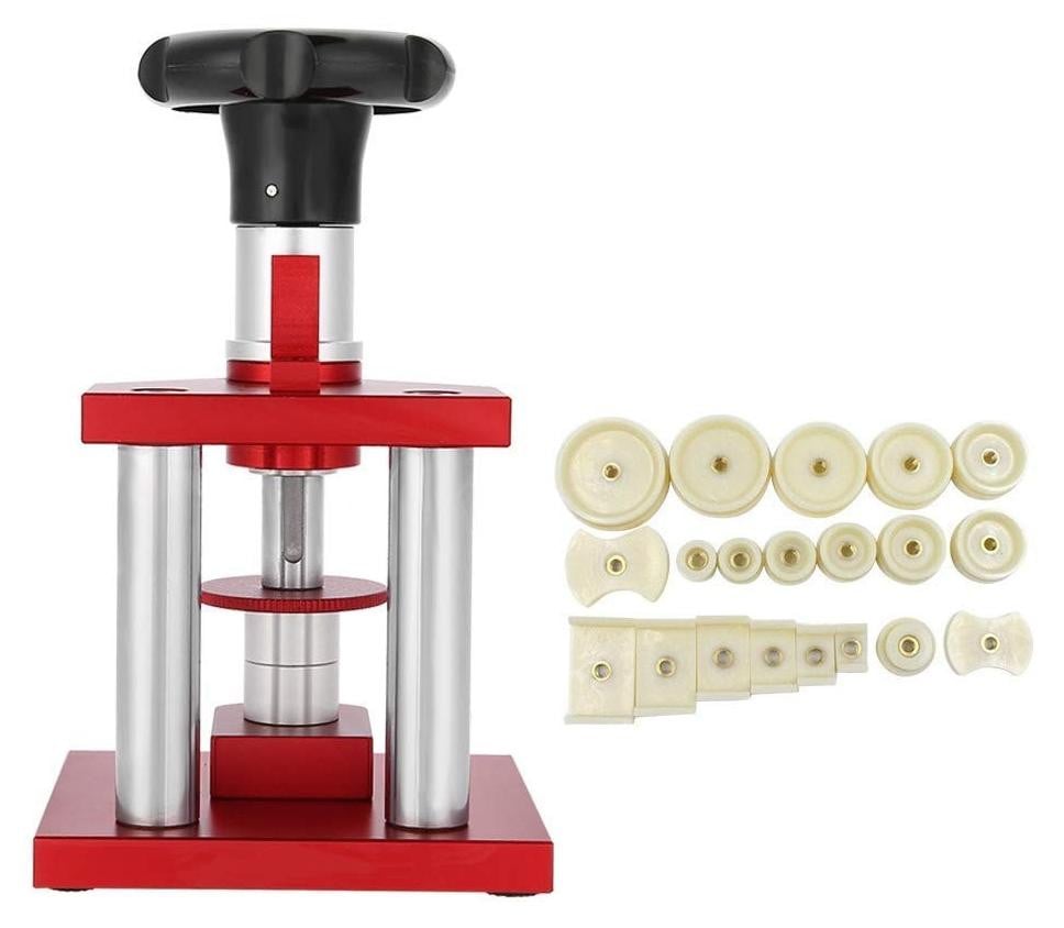 Merkloos Horloge Reparatie Gereedschap met 20 Druk Dies