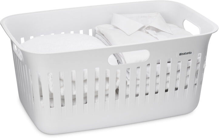 Brabantia Collect-it Laundry Basket 40l, Set Of 2 White 27cm H X 58.7cm W X 38.7cm D