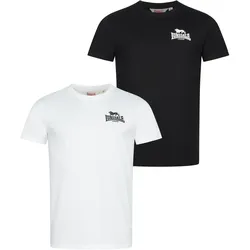Lonsdale Herren T-Shirt normale Passform Doppelpack BLAIRMORE