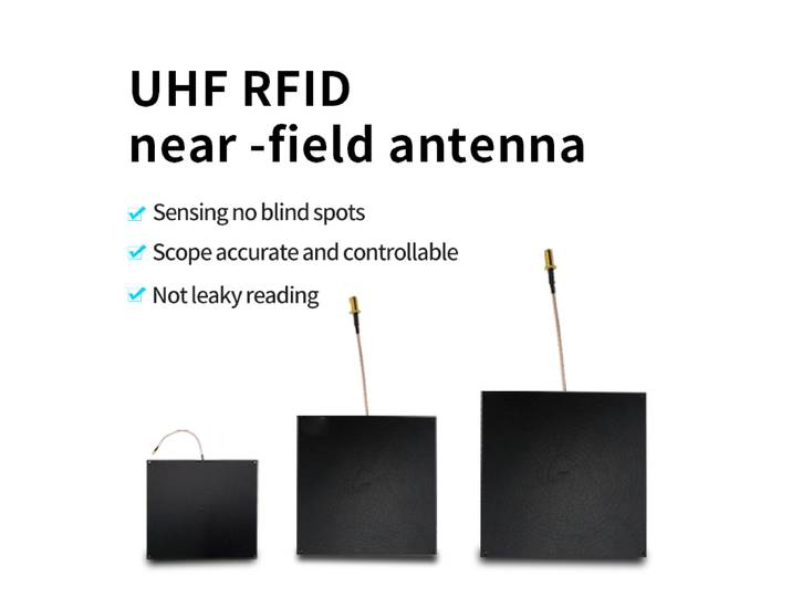 Antenne UHF RFID à champ proche 300*300mm -4dBi 865MHz 928MHz Antenne RFID UHF à polarisation circulaire pour la gestion des bijoux RFID UHF