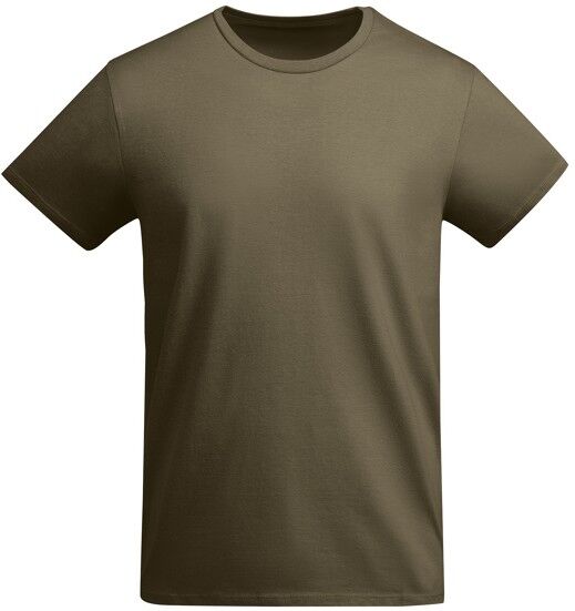 T-shirt coton biologique personnalisable tubulaire Breda Vert militaire XXXL