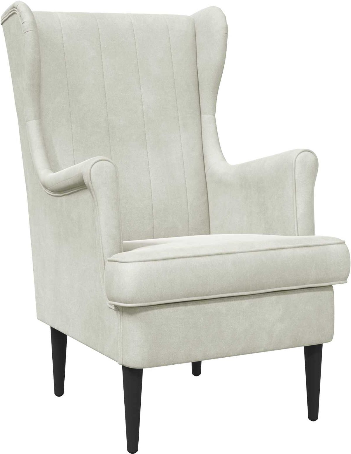 vidaXL Fauteuil Crème Velours