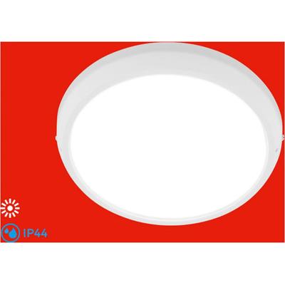 BRILONER LEUCHTEN LED Deckenleuchte "NAVARO", weiß matt, 1, Ø 27,5cm H: 4cm, 1 Stk., Leuchten, 27,5x4 cm, Badezimmer, Küche, Wohnzimmer, Schlafzimmer, Flur, LED Deckenleuchte