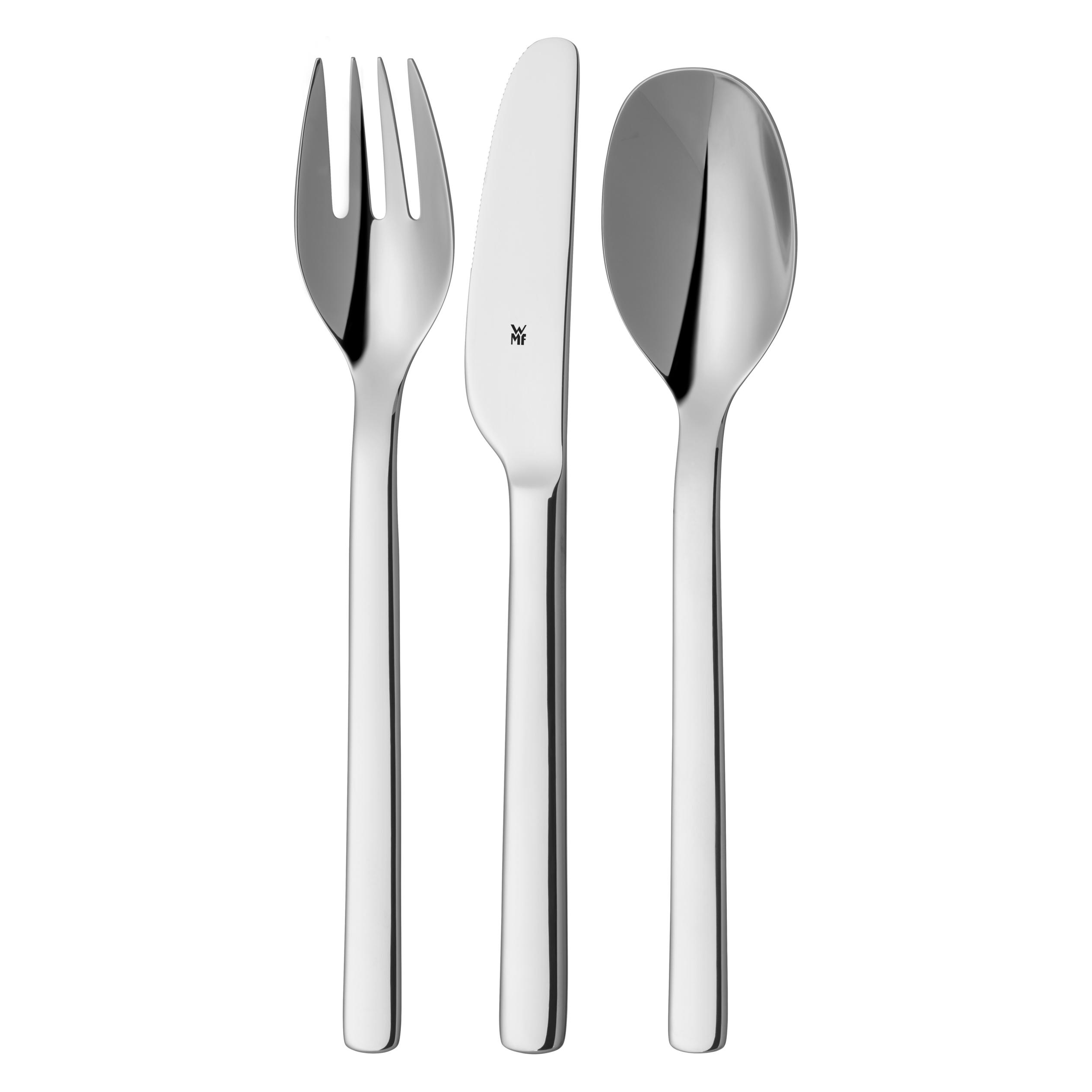 WMF Besteckset Outdoor Reisebesteck my2Go 8-teilig Campingbesteck mit Etui (12.9503.6040)