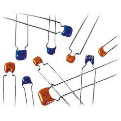 X7R-2,5 100N MUR - Vielschicht-Kerko 100 nF, 50 V, X7R, 10 %, RM 2,5, Ammo