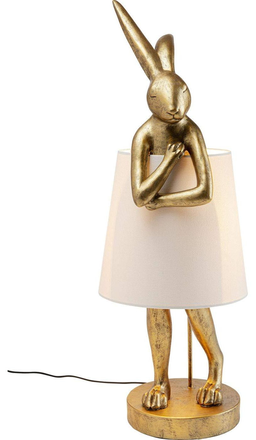 Kare Design bureaulamp Animal Rabbit, goud