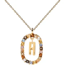 PD PAOLA - BUCHSTABE ''H'' CIRCLE - Halskette - gold