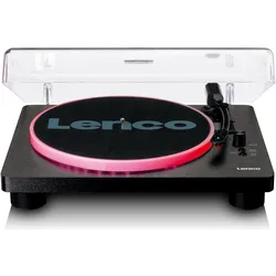 Lenco LS-50LED (Manuell), Plattenspieler, Schwarz