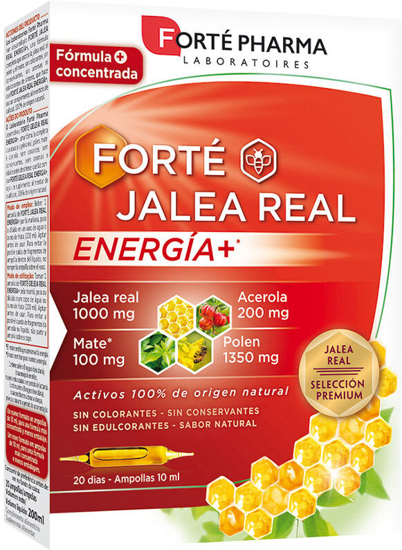 Forté Pharma Forté Jalea Real energía+ ampollas 20 u
