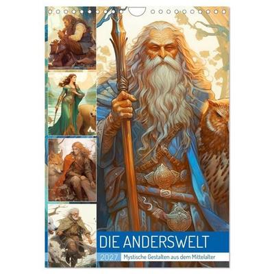 Die Anderswelt. Mystische Gestalten aus dem Mittelalter (Wandkalender 2027 DIN A4 hoch), CALVENDO Monatskalender