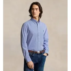 Polo Ralph Lauren für Herren. 710928255007 Custom Fit Hemd blau (L), Lässig, Baumwolle, Klassisch, Langarm