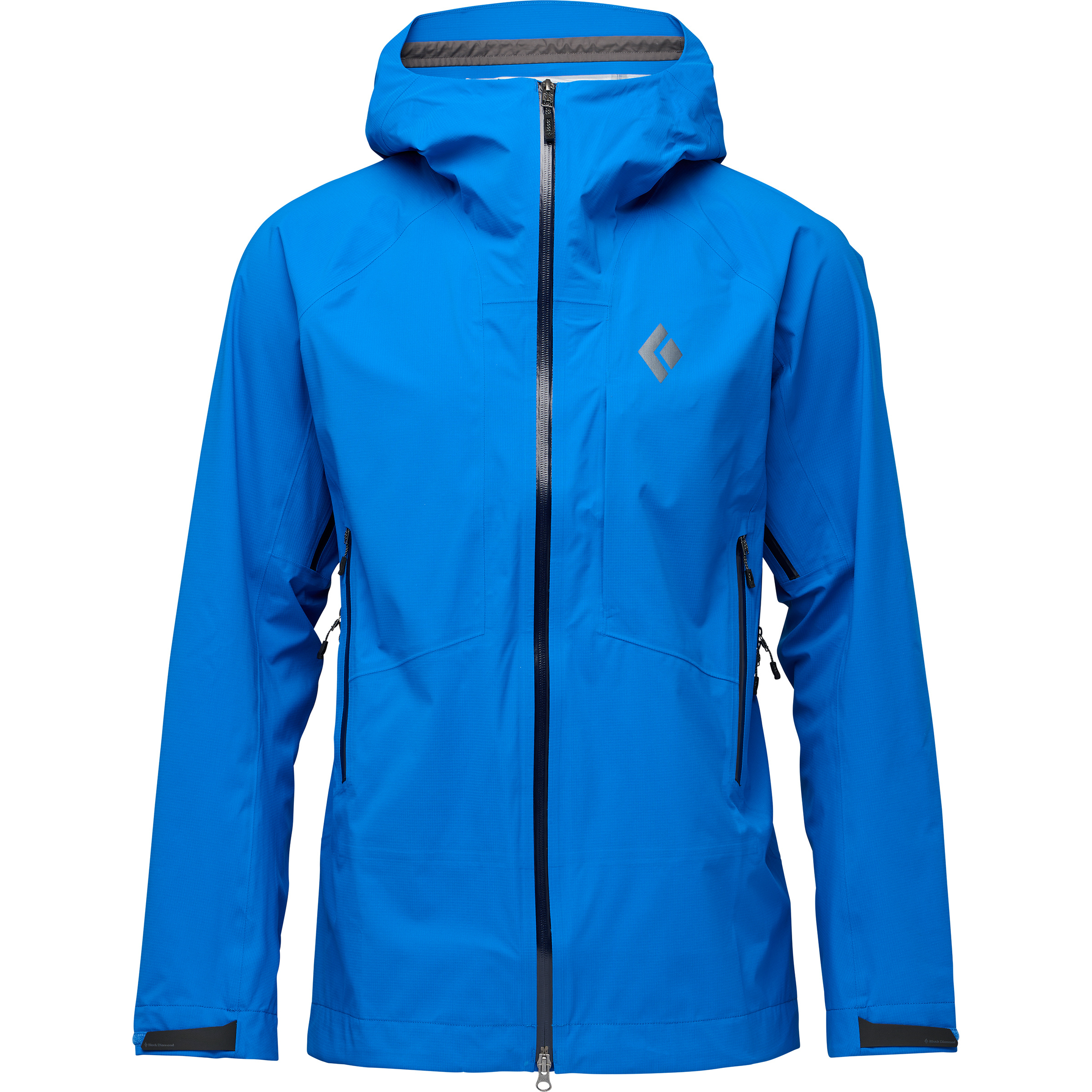 Black Diamond Highline Stretch Shell Herren Regenjacke blau Größe L Bergsteigen Winddicht Wasserabweisend