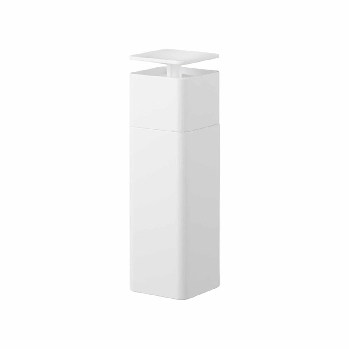 Yamazaki Tower Afwasmiddeldispenser met filmhouder - Wit