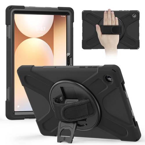 4Smarts Rugged Case Grip Tablet-Cover Samsung Galaxy Tab A11 Back Cover Schwarz