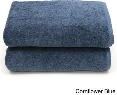 Authentic Hotel and Spa Plush Soft Twist Turkish Cotton Bath Towel (Set of 2)