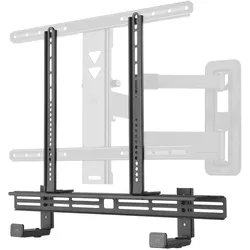 One for All WM5360 Soundbar-Halterung (Wandmontage, Nicht beweglich), Lautsprecher Ständer + Wandmontage, Schwarz