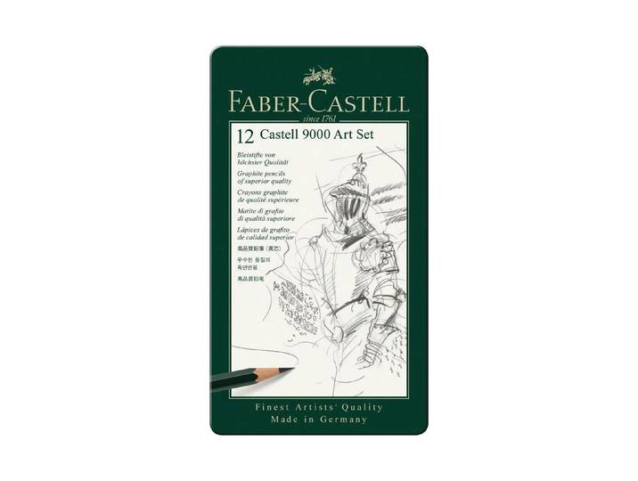 Faber-Castell 9000 Bleistift 12 Stück