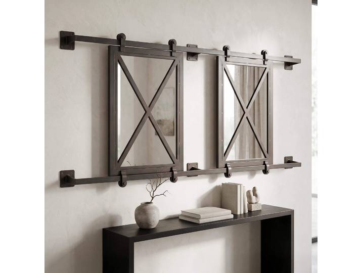 Miroir industriel coulissant