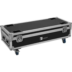 Roadinger Flightcase 8x AKKU UP-4 QuickDMX mit Ladefunktion, Audio Racks + Cases, Schwarz