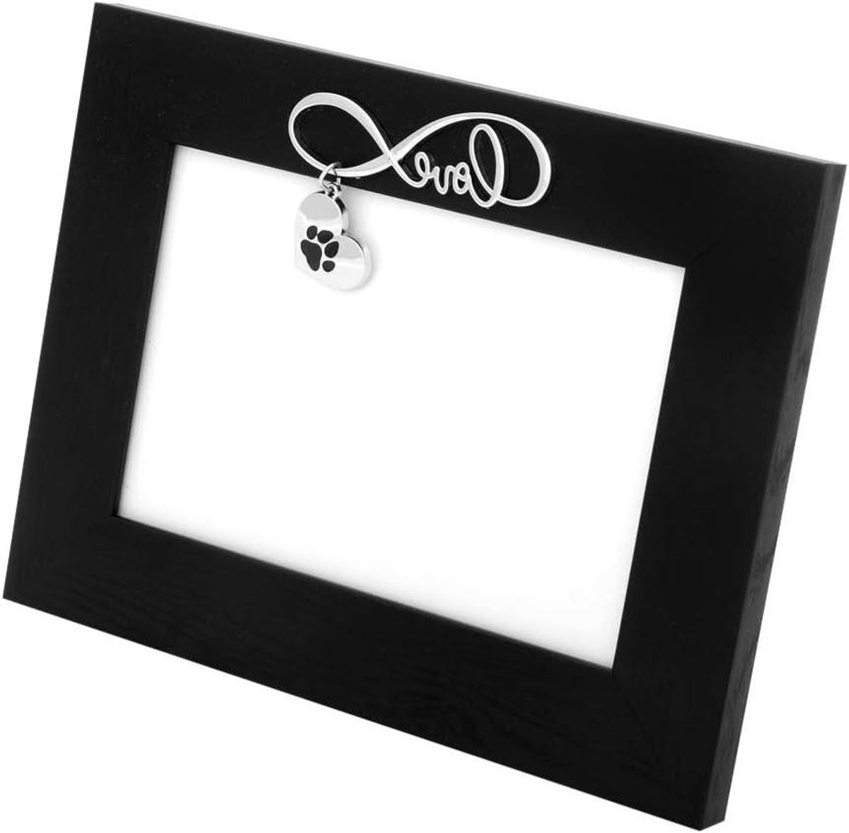 Fotolijst Huisdier Houtlook Zwart - 10x15 cm
