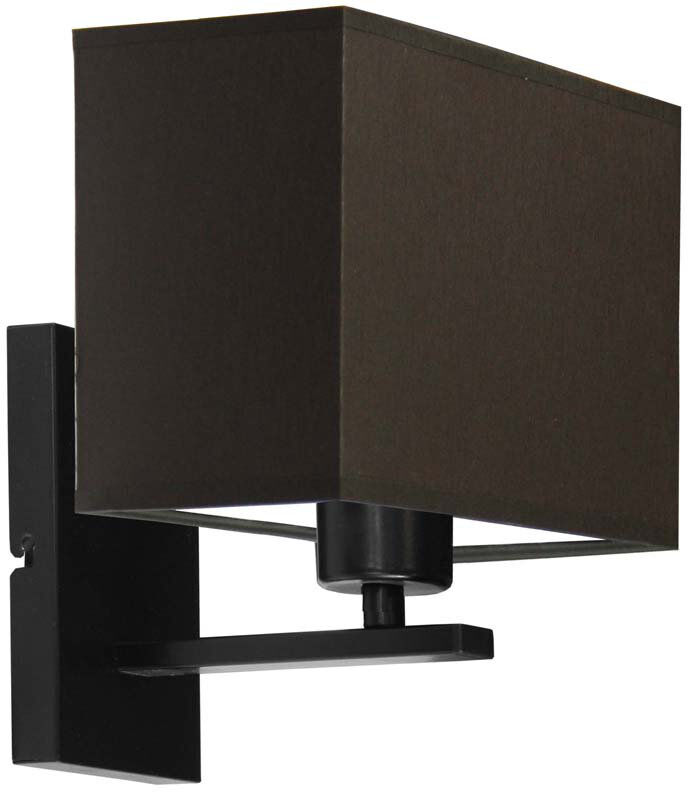 17 Stories Asavira Armed Sconce Brown/Black