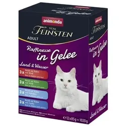 animonda Raffinesse in Gelée Land&Wasser 8x85g MP Katzennassfutter