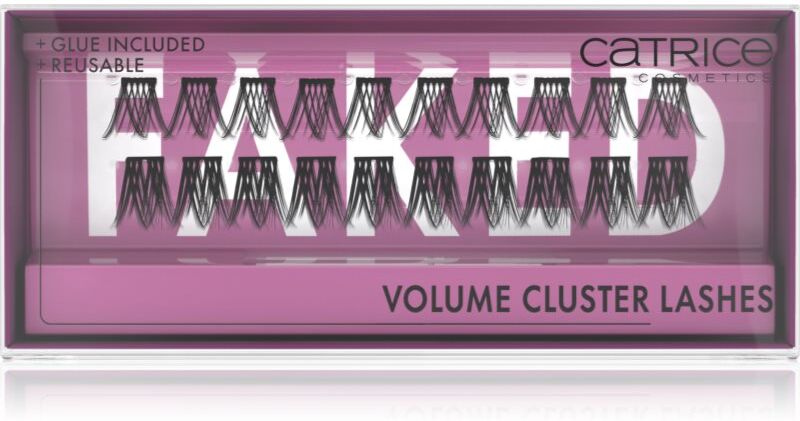 Catrice Faked künstliche Wimpern mit Klebstoff Volume Cluster 20 St.