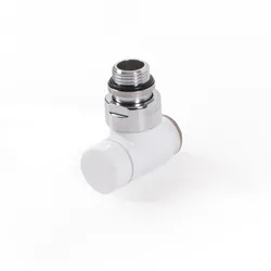 Terma Absperr-Eckventil CYLINDER GZ 1/2"-GZ 24-19 , TGZOBI006, Weiß TGZOBI006