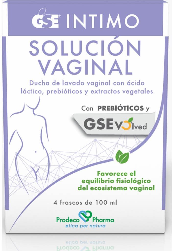GSE Íntimo Solución Vaginal 4x100 ml