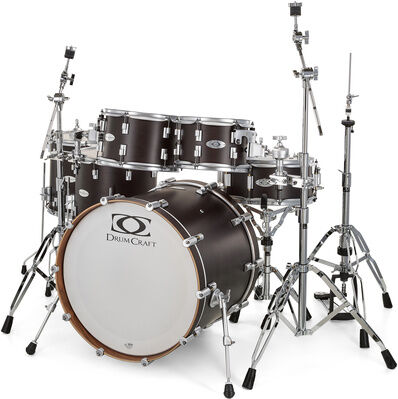DrumCraft Series 6 2up 2down Satin Black Satin Black