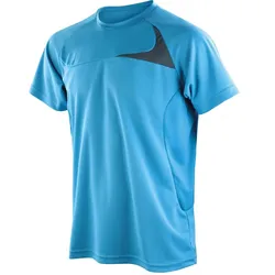 SPIRO Herren Trainings Shirt T-Shirt S182M aqua/grey L