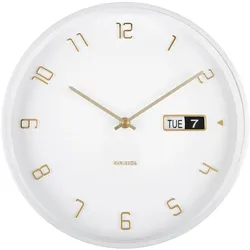 Karlsson, Wanduhr, Wall clock KA5953WH (30 cm)