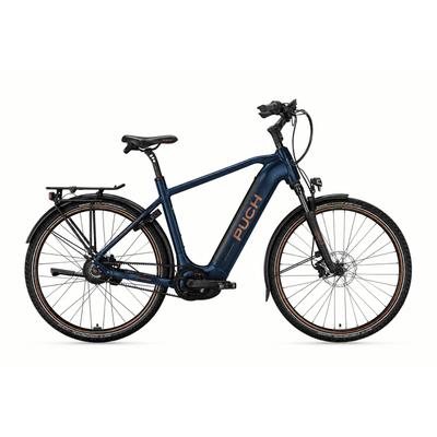 E-Bike PUCH "BOSCH PUCH C 8.8" Gr. 50, blau (midnight, blau matt, schwarz), Elektrofahrräder, Herren, 50cm, 28 Zoll (71,12cm), ABS Bremssystem