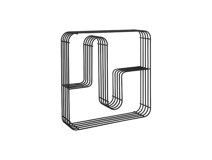 Design Wandregal „Curva“, Small Schwarz AYTM