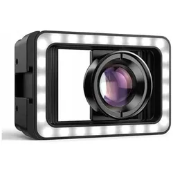 Apexel Obiektyw Makro Do Telefonu Smartfona 100mm Hd + Lampa Led 40 / Cri 95+ / Apl-hb100fl23, Telefon Zubehör