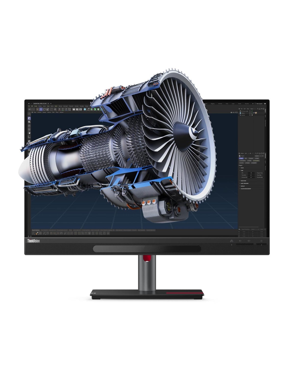 27" Lenovo ThinkVision 27 3D - 3840x2160 (4K) - 60Hz - IPS