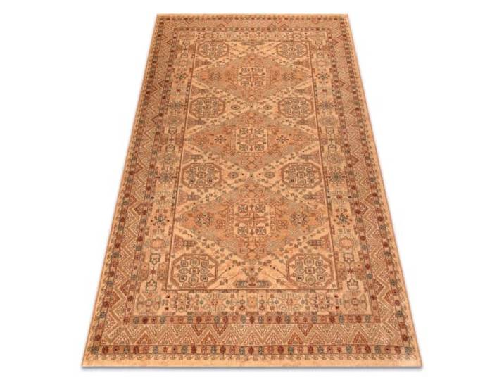 Wollteppich KASHQAI 4308 100 orientalisch, Ornament, Rahmen Lachsfarbe/Rotwein 160x240 cm orange