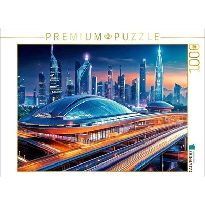CALVENDO Puzzle Downtown-Eventhall, Veranstaltungszentrum in der City | 1000 Teile Lege-Größe 64x48cm Foto-Puzzle für glückliche Stunden