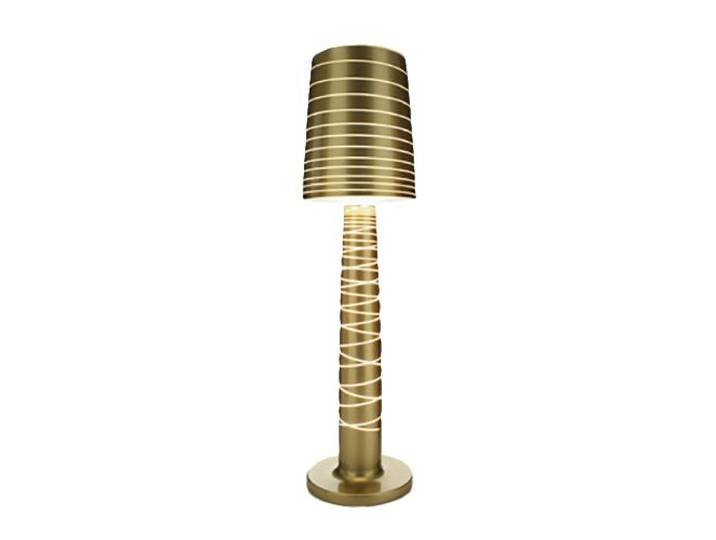 SERRALUNGA lampadaire MISSJANE (Or laqué - LLDPE)