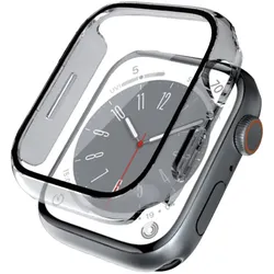 Hülle für Hybrid- Uhr Crong - Hülle se sklem für Apple Watch 41 mm (transparent)