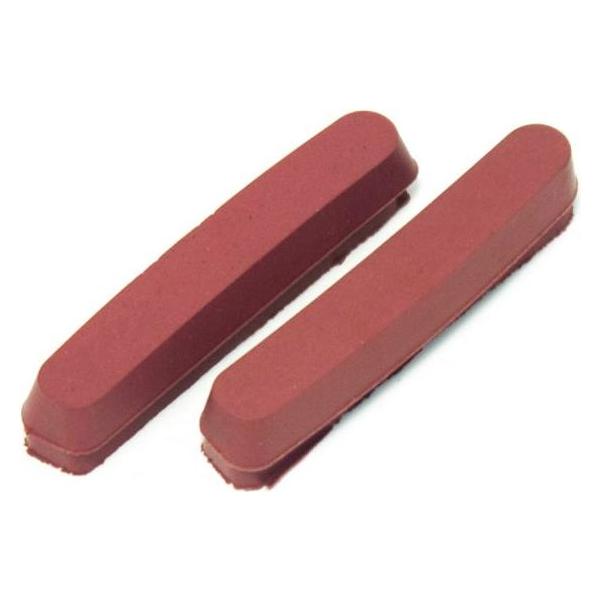 Clarks Motodak Hybrid-v-Brake Pads Ersatz Dual Compound Aqua-Glide-Insert, Schwarz, L (Campagnolo) (CLA-CPS474-CARB-INS)