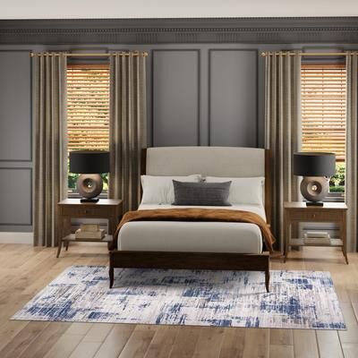 Everyday Chic by HGTV Soft Flannel Zero Pile Printed Non-Slip Machine Washable Indoor Area Rug