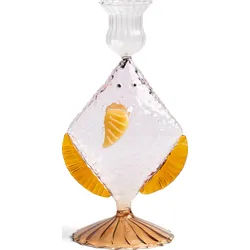 Kerzenhalter Fish für klassische Kerzen, pink