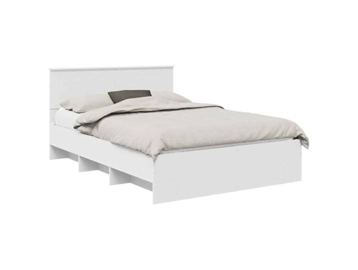 PUGYNBK Bett 140 x 200 cm, Holztechnik Integriertes Kopfteil, moderner Stil, robuste Struktur, einfache Reinigung