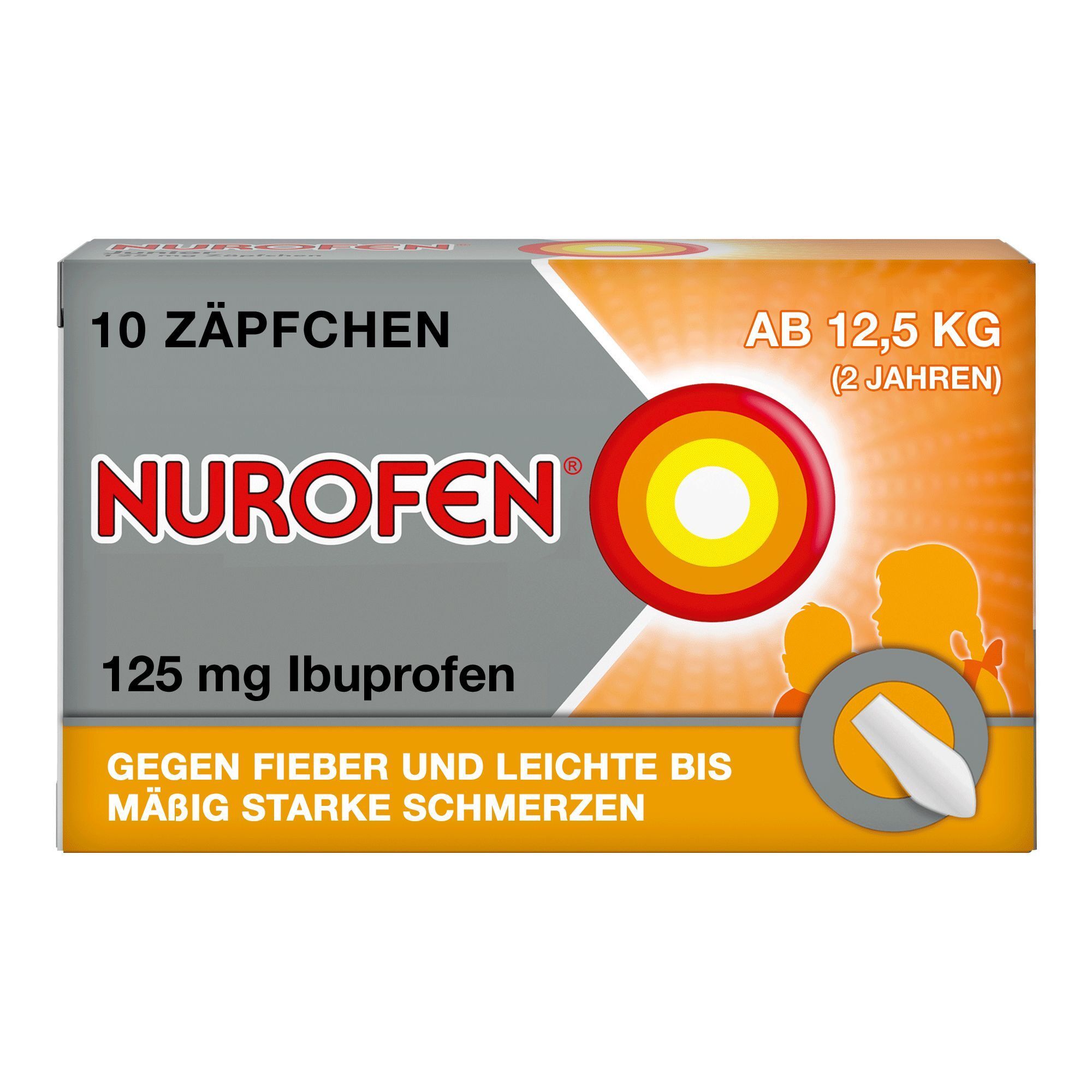 Nurofen Junior 125 mg Zäpfchen 10 St Suppositorien