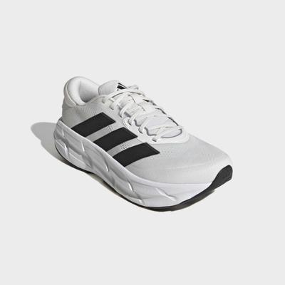 Laufschuh ADIDAS PERFORMANCE "QUESTAR 4", Herren, Gr. 47, cloud weiß, core schwarz, iron metallic, Synthetik, Textil, Schuhe Laufschuh